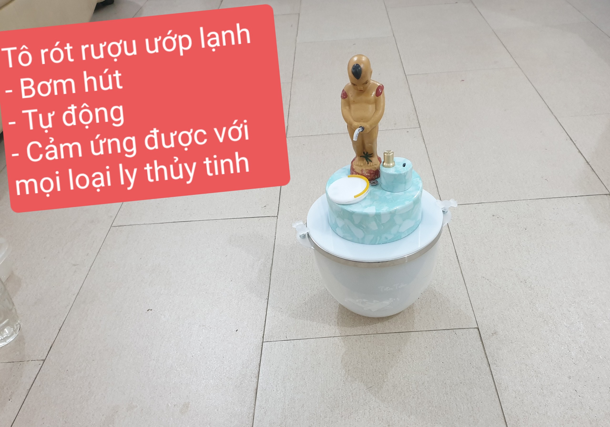 Tô rót ruou ướp lạnh chú tiểu 1.2 lít