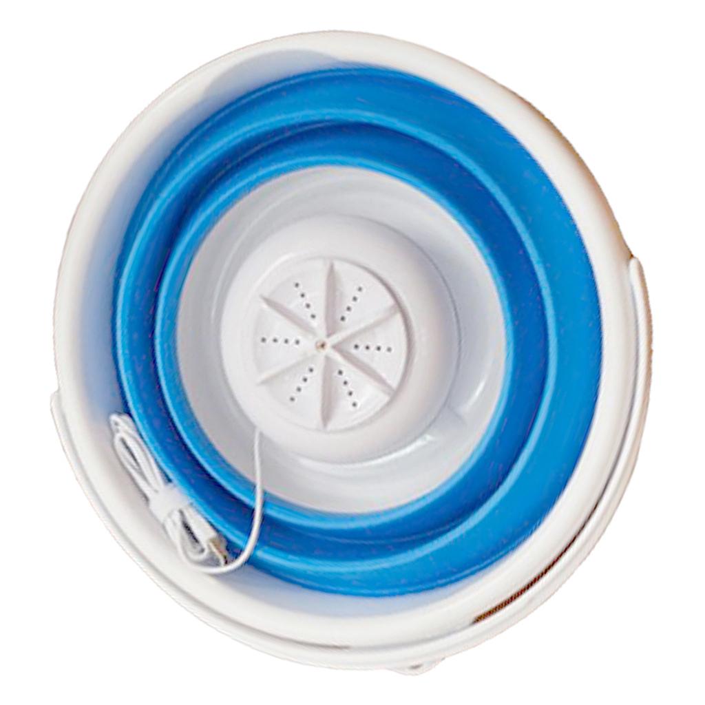Foldable USB Ultrasonic Washing Machine Clothes Cleaner For Home Travel