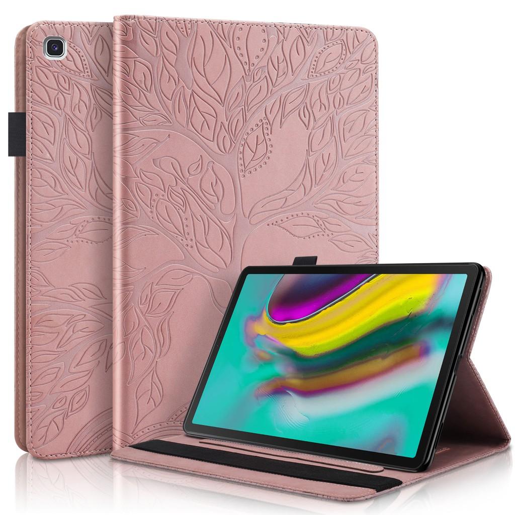 Bao da điện thoại nắp lật bằng PU silicon kèm ví cho Samsung Galaxy Tab S5e 2019 SM-T720 SM-T725