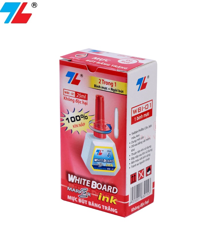 Mực bút lông bảng Thiên Long WBI-01 mực đỏ