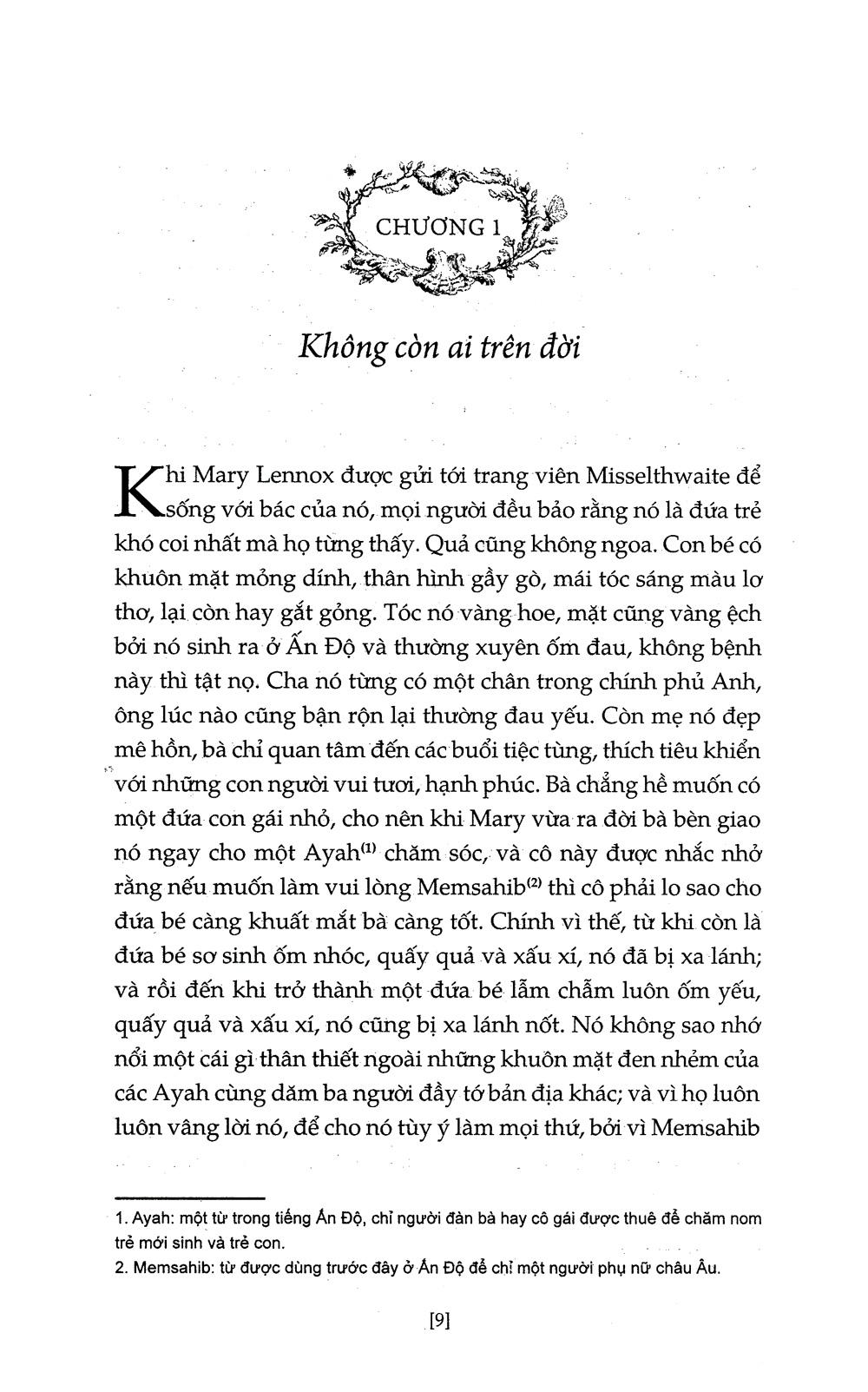 Khu Vườn Bí Mật ( Tái Bản 2019 )