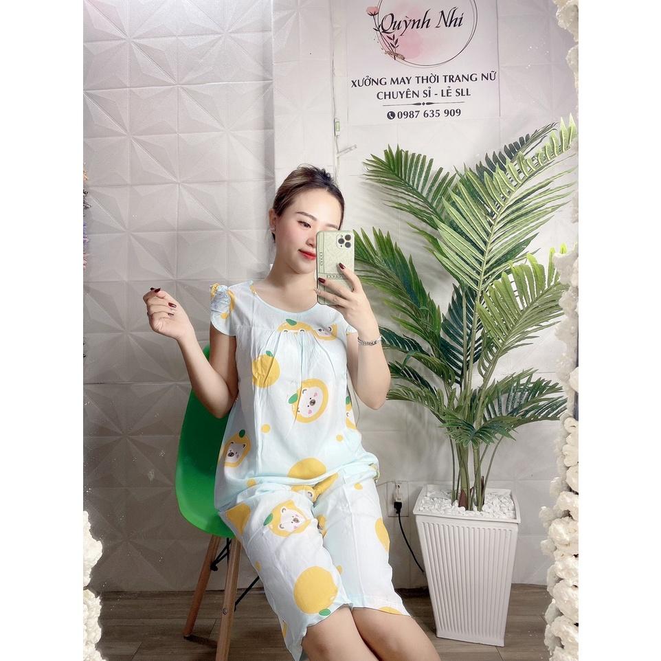 ĐỒ BỘ TOLE LANH 2 DA - MẪU MỚI - ĐỒ BỘ MẶC NHÀ HỌA TIẾT DỄ THƯƠNG (ẢNH THẬT) CÓ SZ 40-75KG - TL51