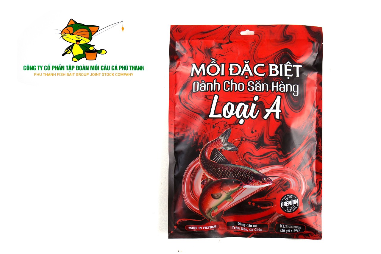 Mồi đặc biệt Loại A. Mồi câu cá Phú Thành