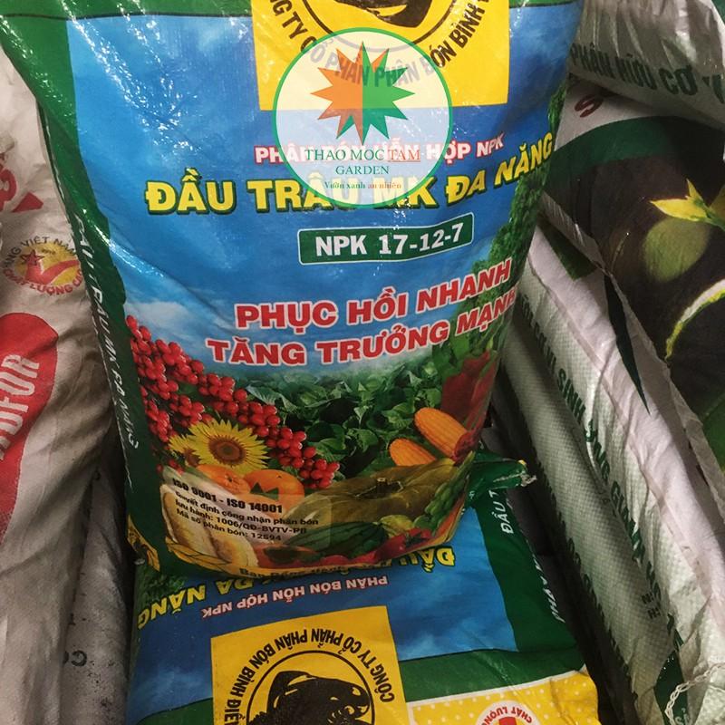 Phân Bón NPK 17-12-7 Đa Năng Đầu Trâu – Phục hồi nhanh và tăng trưởng mạnh cho cây trồng