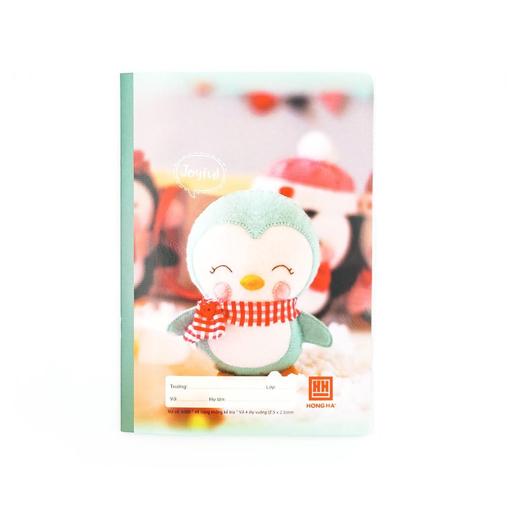 Lốc 10 quyển vở 4 ô ly Hồng Hà 48 trang Joyful Hồng Hà