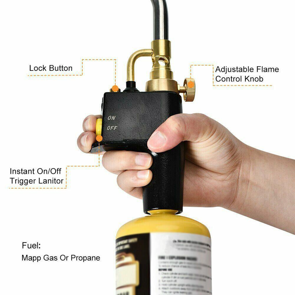 Portable High Heat Welding Plumbing Torches Gas Soldering Plumbing Blow Torch Soldering Instant Professional Brazing