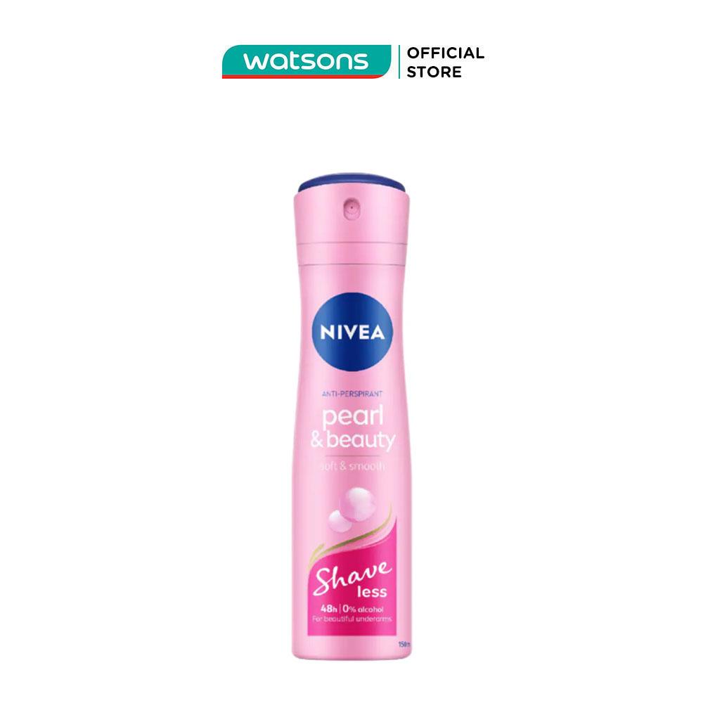 Xịt Ngăn Mùi Nivea Shaveless Ngọc Trai Đẹp Quyến Rũ 150ml