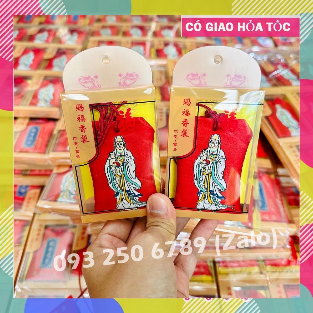 Túi Quan Âm May Mắn Bình An , May Mắn Vượng Tài, Hóa Giải Điềm Hung