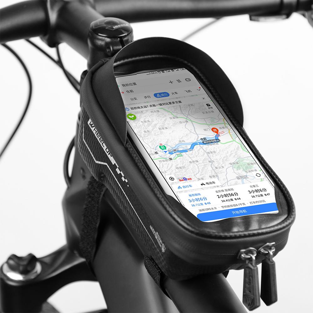 Túi ống khung xe đạp có vỏ màn hình cảm ứng điện thoại