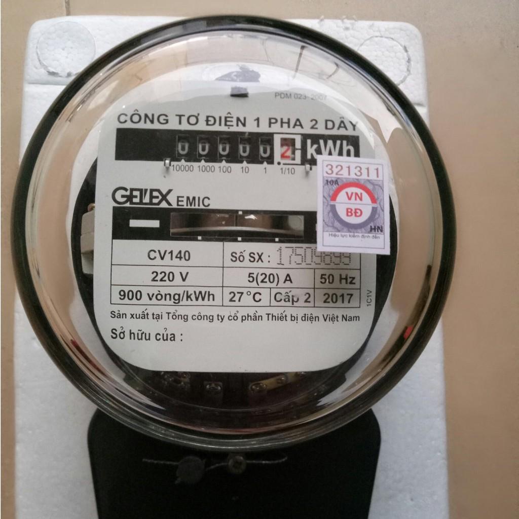 Công tơ, đồng hồ đo điện có kiểm định GELEX EMIC 5 4.7