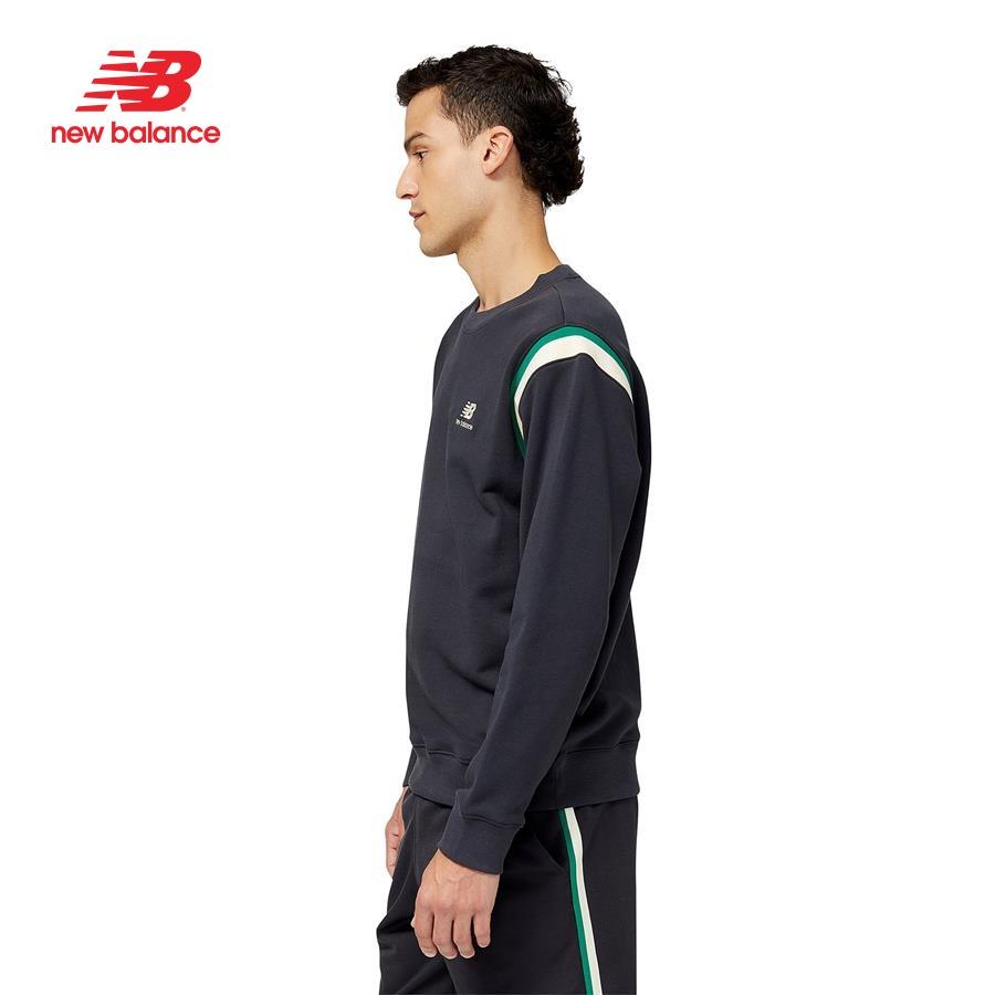 Áo nỉ thời trang nam New Balance APP LIFESTYLE SWEATSHIRT M PHANTOM - AMT23559PHM (form châu á)