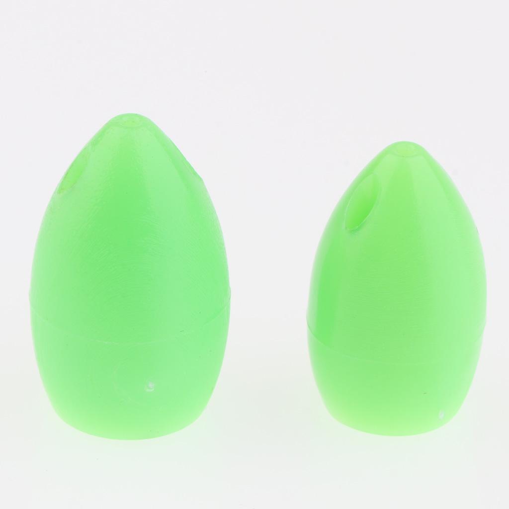 8 Pieces Bombarda Floating Trout Pose Fishing Floats 3.2g/4.2g Combination