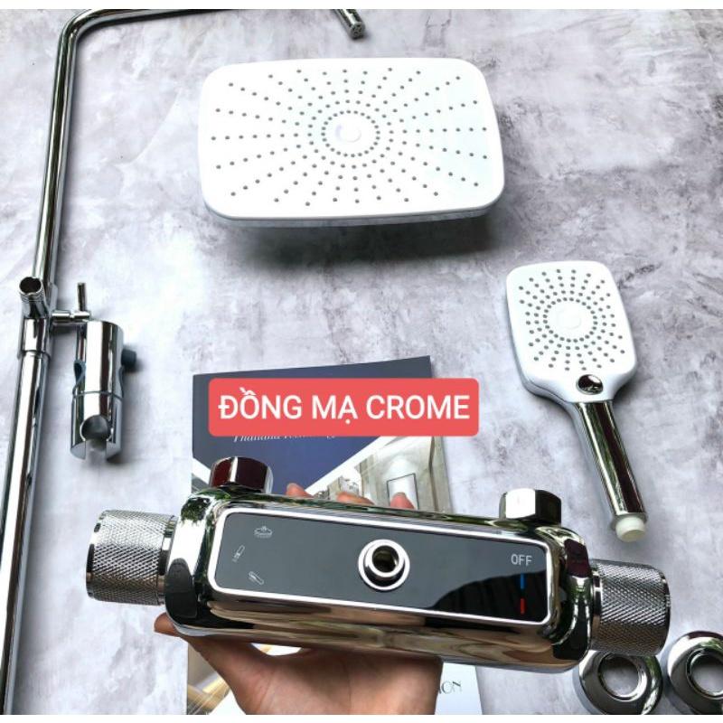 Sen tắm đứng chỉnh nhiệt 2 màu