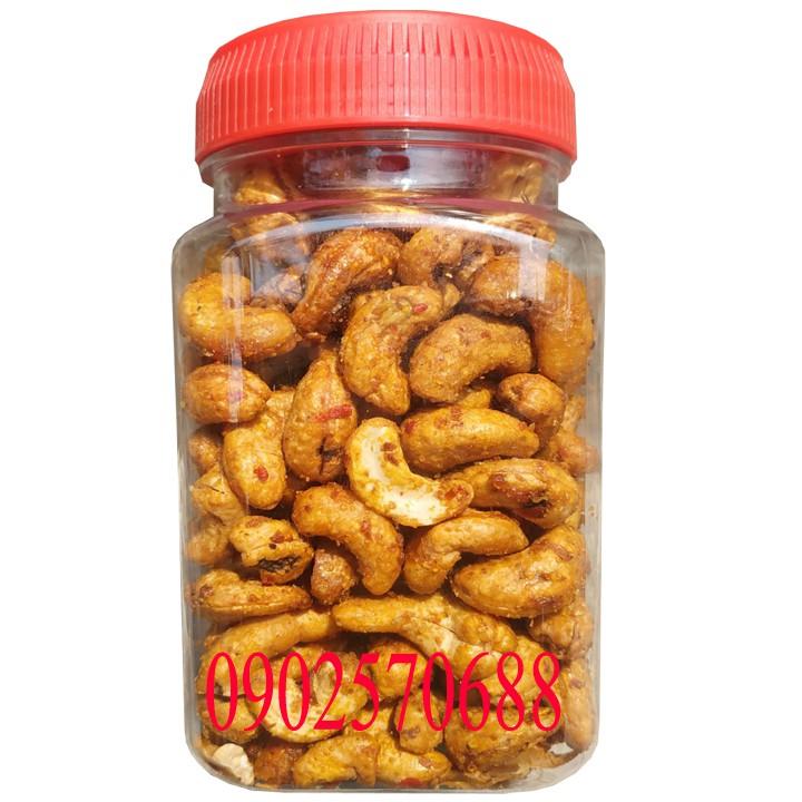 Combo 4 hũ điều rang tỏi ớt giòn ngon hiệu SK FOOD - mỗi hũ 250g