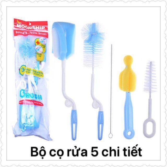 Bộ Cọ Bình Đa Năng 5 Chi Tiết Siêu Tiện Lợi - Duonghieu6789