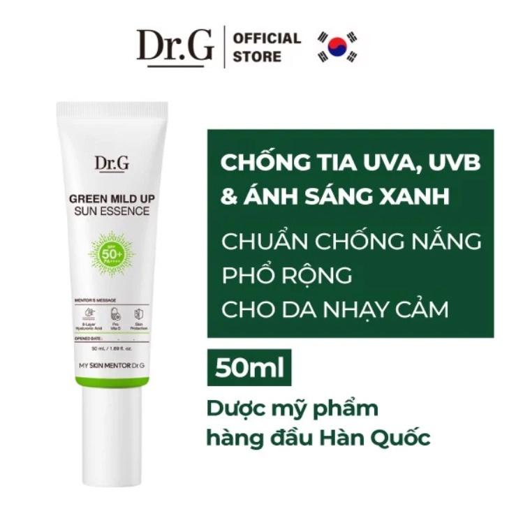 Kem chống nắng bảo vệ da Dr.G Green Mild Up Sun Essence SPF50+ PA++++ Hàn Quốc 50ml