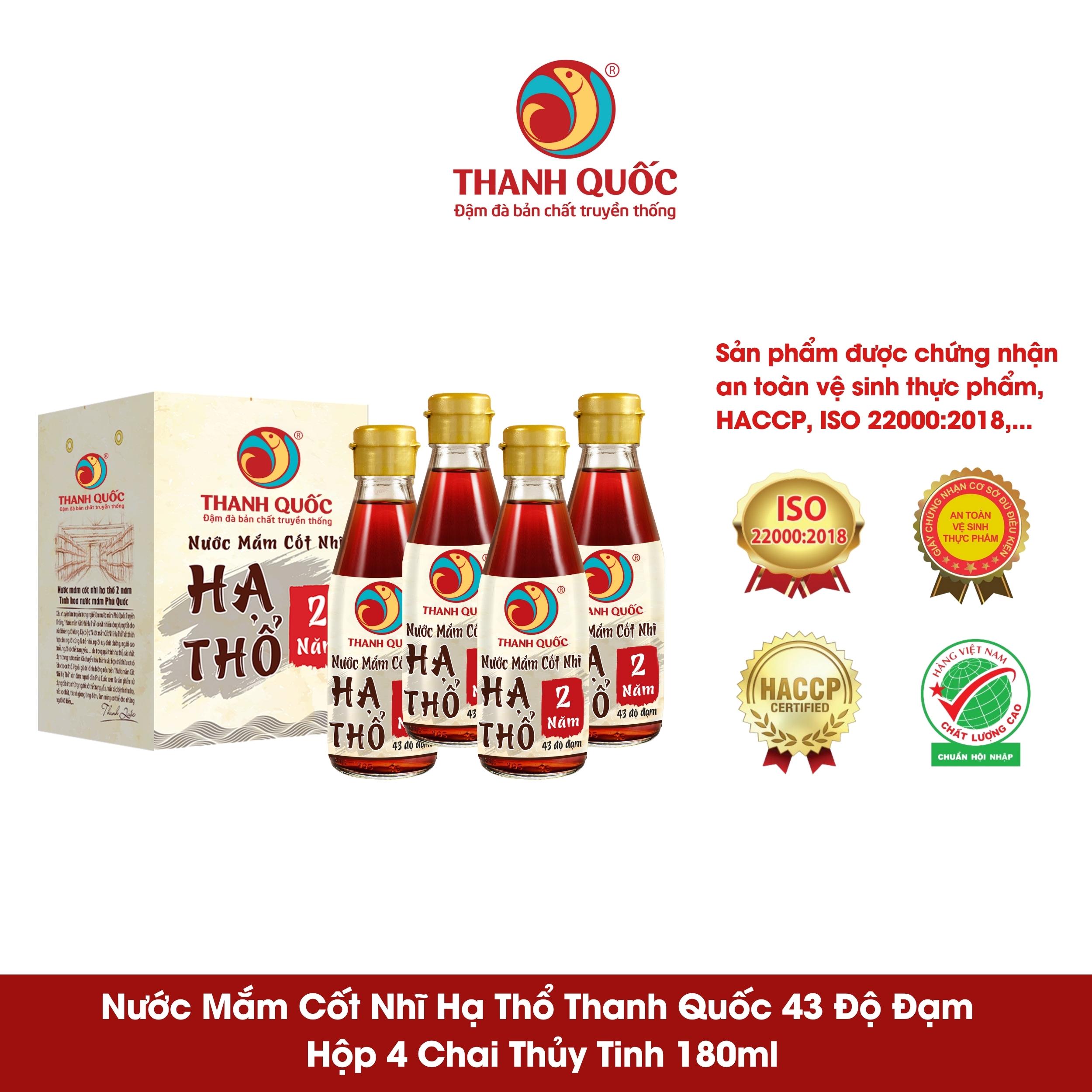 Nước Mắm Hạ Thổ Thanh Quốc - Phú Quốc 180ml
