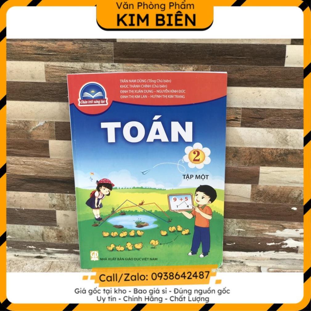 tập hoc toán +vbt toán lớp 2 theo chân troi sáng tạo+bút lông kim bebe