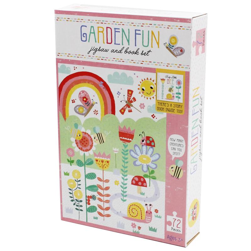 Jigsaw &amp; Book Set - Garden Fun