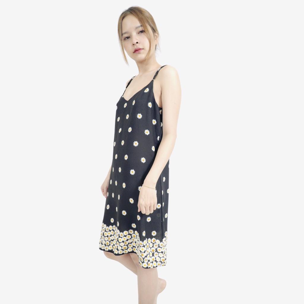 Đầm ngủ form shift chất lụa Daisy collection - Miss K