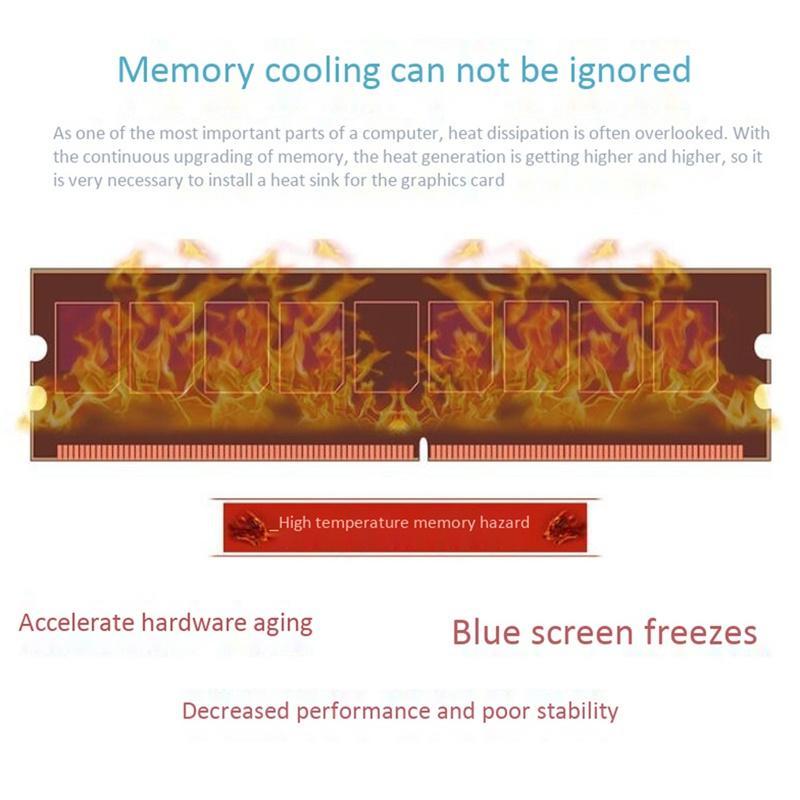 Bộ Tản Nhiệt Ram DDR3 DDR2 DDR3 DDR4 Bằng Đồng Nguyên Chất