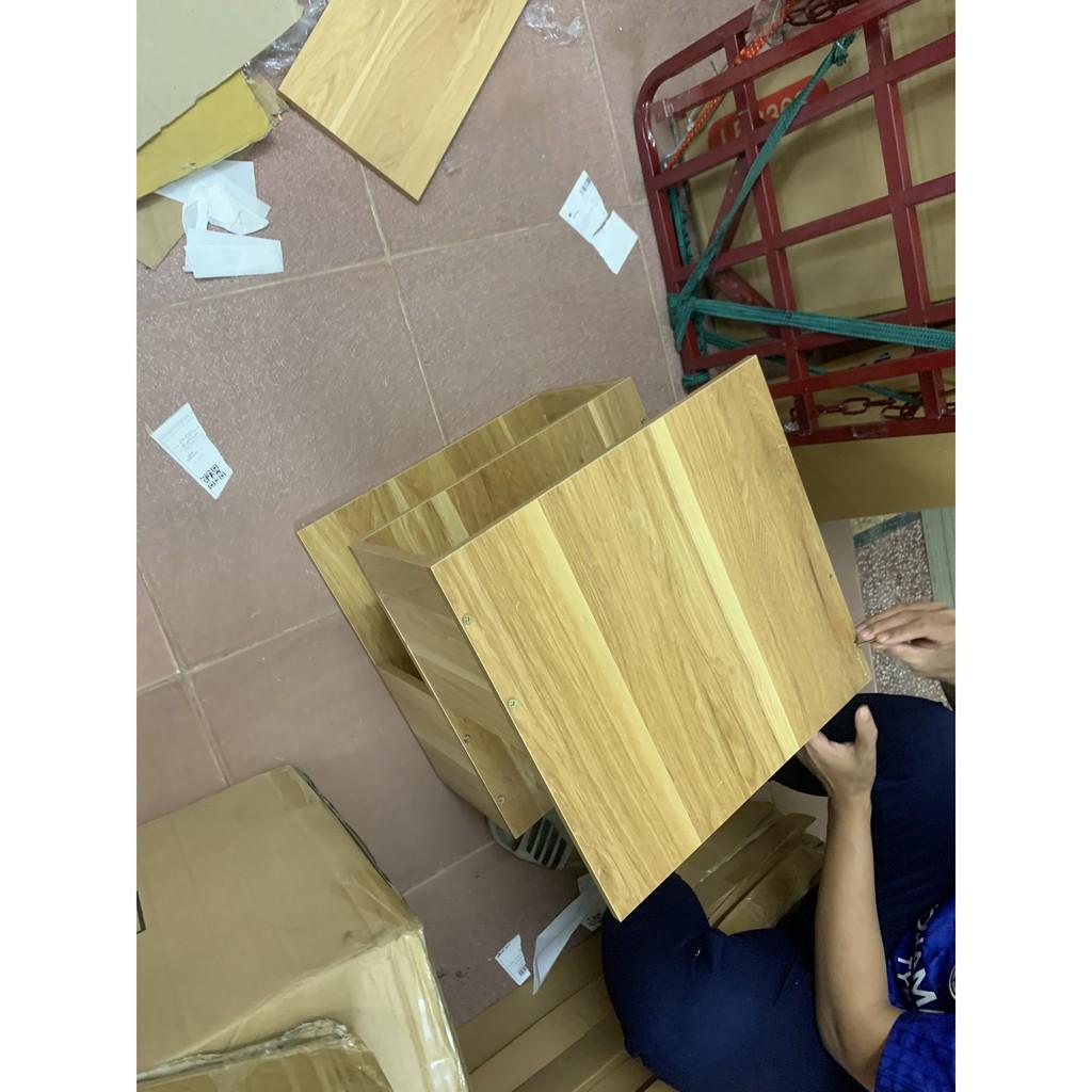 Tủ đầu giường chữ Z độc đáo, kệ đầu giường không vỏ trang trí phòng ngủ chất liệu gỗ công nghiệp phủ melamin bóng