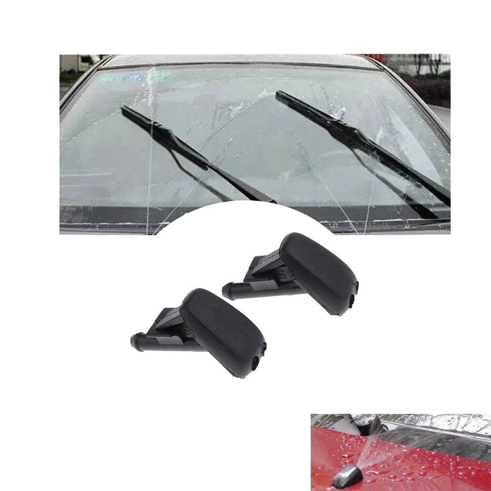 2PCs Windshield Wiper Water Spray Jet Washer Nozzle for  E90 E60 E46