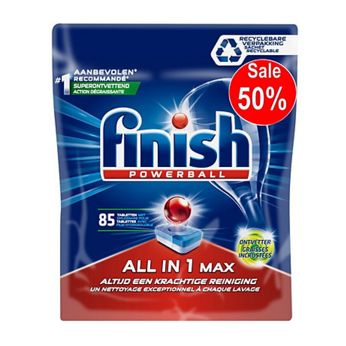 Viên rửa chén bát finish maxin1 cao cấp chuyên dùng cho máy xuất xứ Mỹ