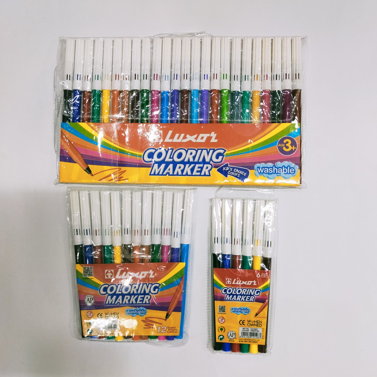 Bút Lông Màu Luxor 12 Màu 6101