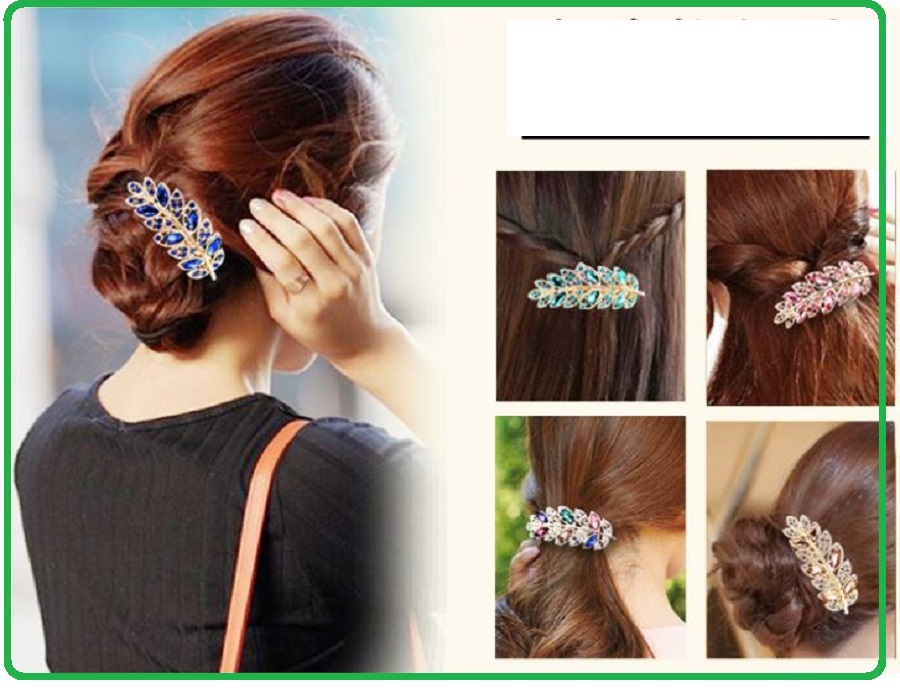Combo 3 kẹp tóc nữ hình chiếc lá