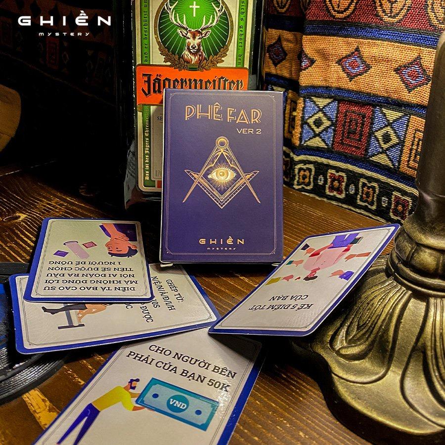 Bộ bài &quot;PHÊ FAR&quot; ver 2 - Drinking Game nâng cấp chơi vui vẻ với bạn bè hội nhóm, cuộc nhậu thêm say | Ghiền Mystery