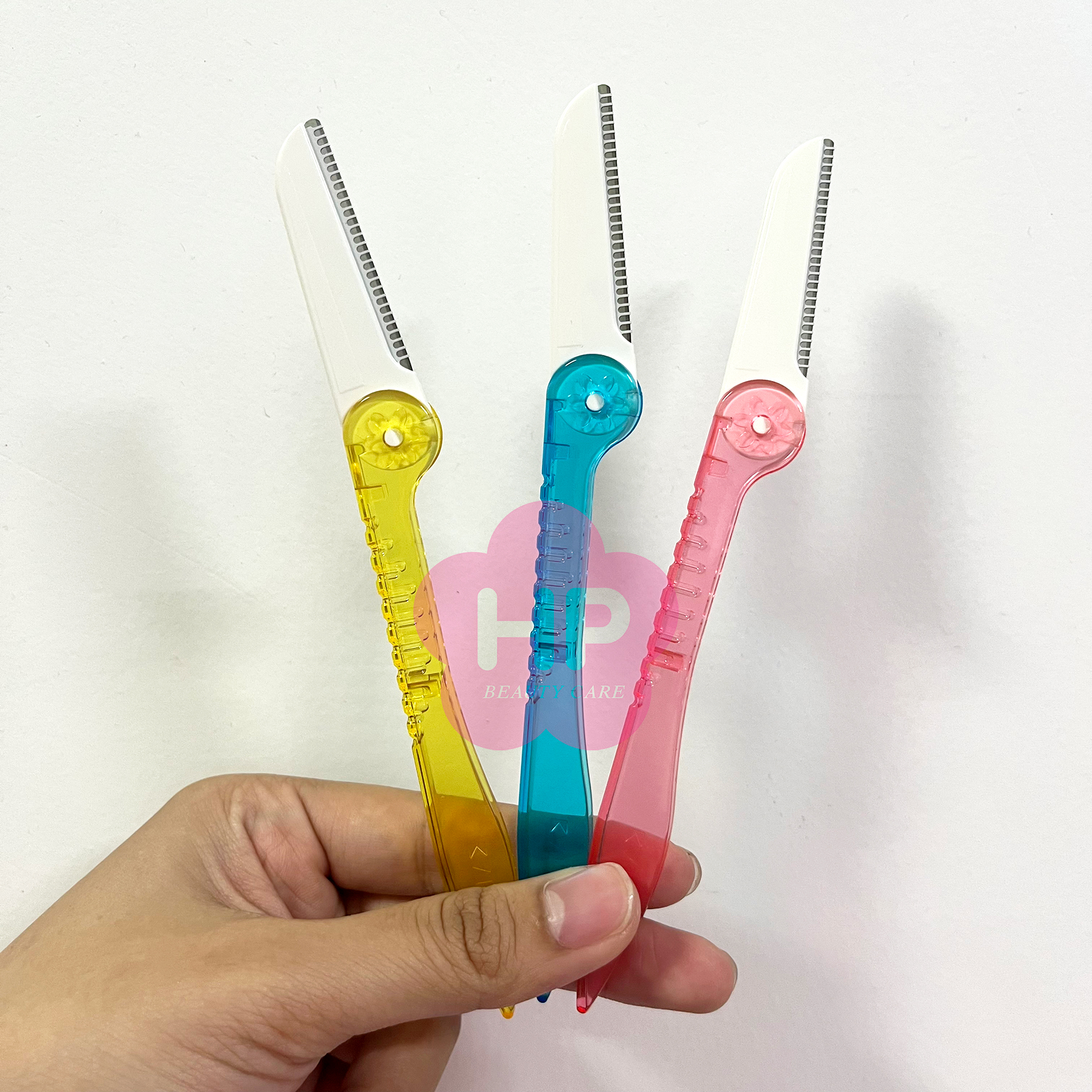 Dao Cạo Lông Mặt Cán Gập Kai Can Compact 12440 CS-3P (Set 3 cây)