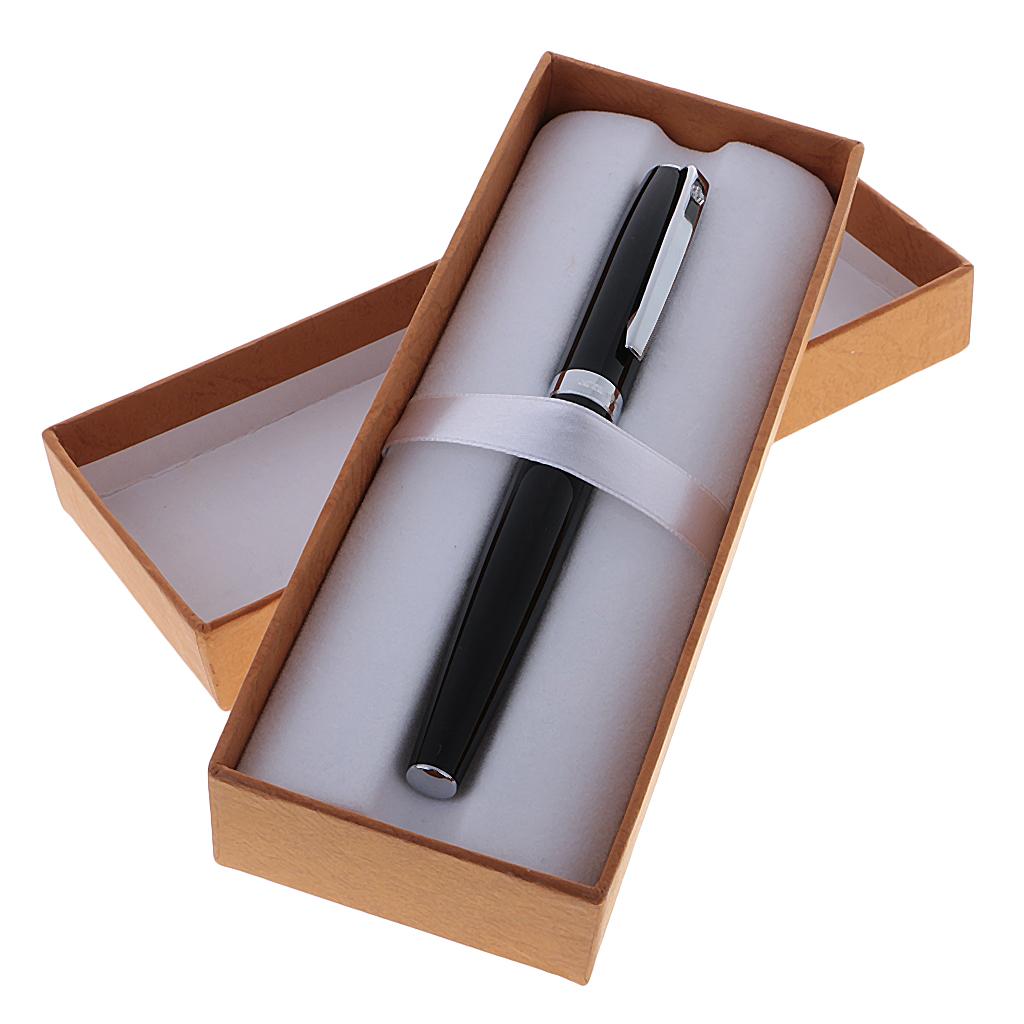 Black Fountain Pen Fine Nib Storage Box Graduation Ceremony Gifts Office