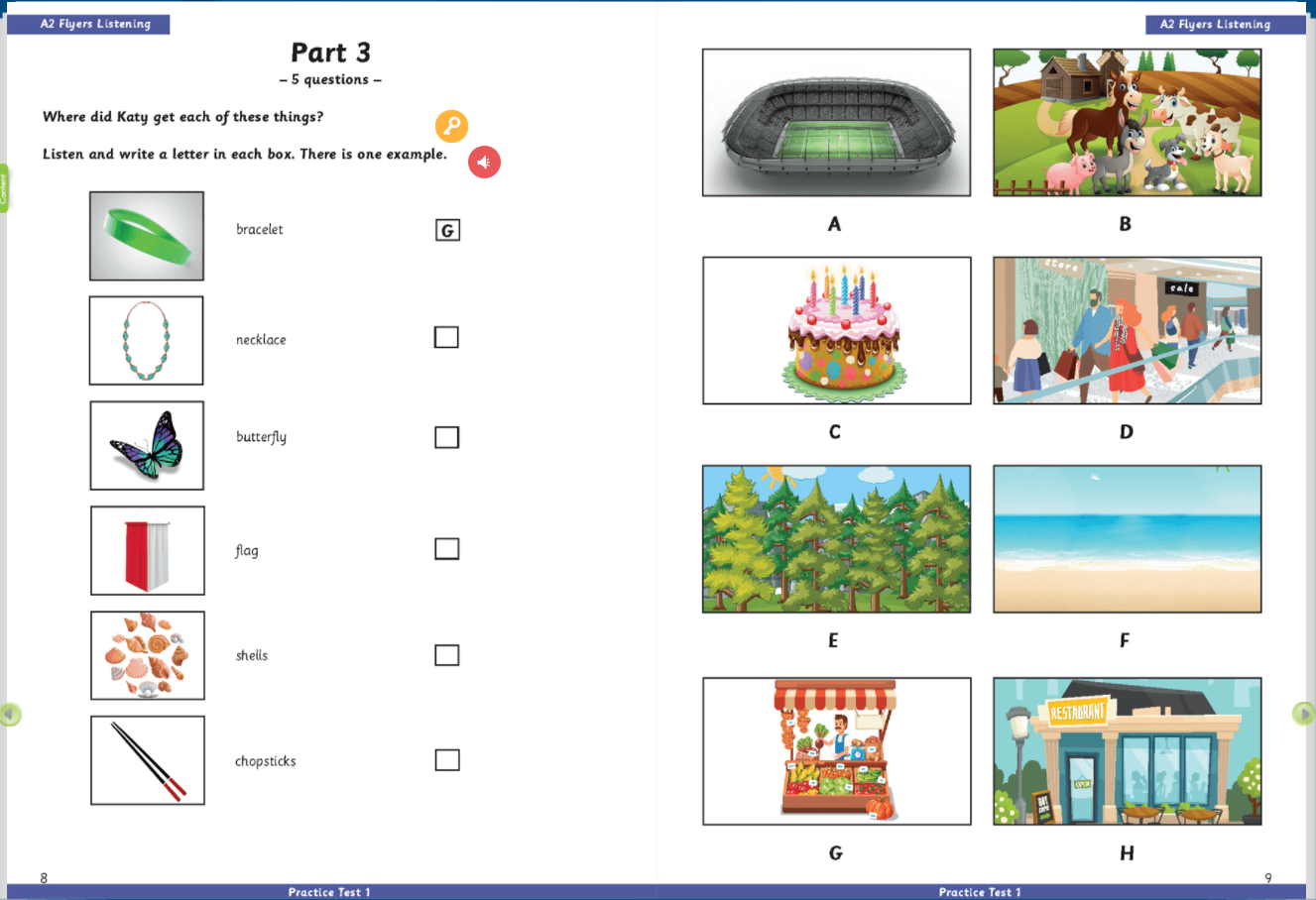 CYLET Practice Tests Pre A2 Flyers Sách mềm sách học sinh