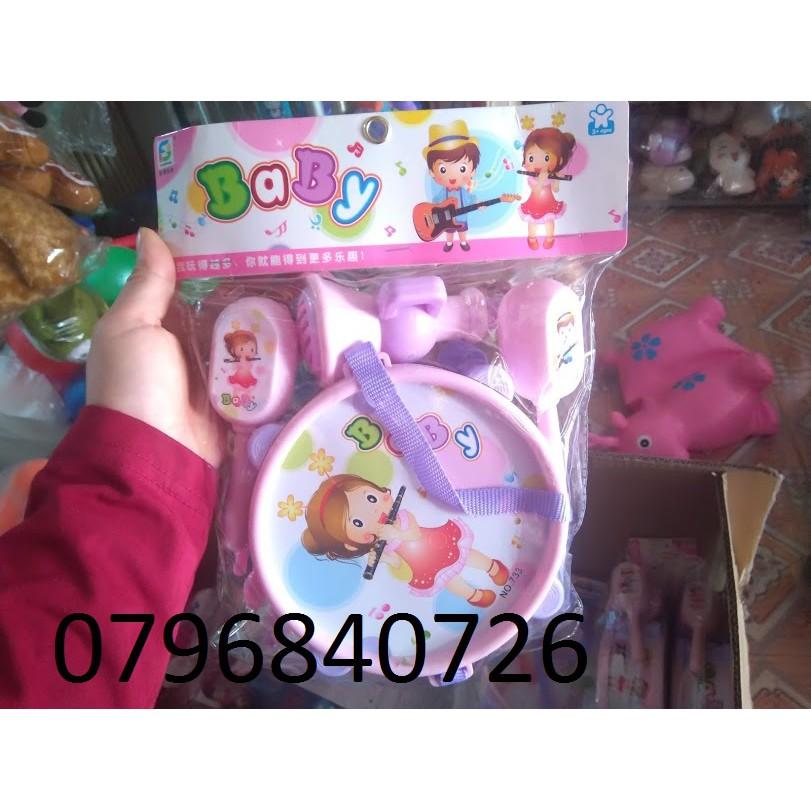 Đồ chơi túi trống kèn lục lạc cho bé