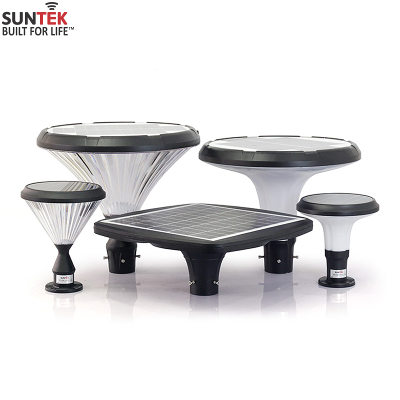 Đèn Trụ Cổng Năng Lượng Mặt Trời SUNTEK TC06 - Sáng 20 giờ liên tục | Chống Nước/Bụi | Tự động Bật/Tắt | Tuổi thọ bóng LED 50.000 giờ | Chân Đế 11.7 cm - Hàng Chính Hãng | Bảo hành 3 năm 1 đổi 1