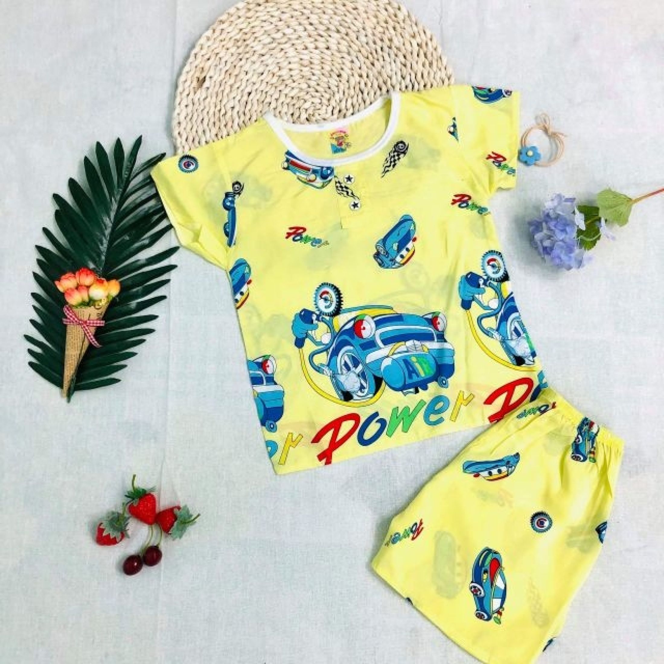 Combo 3 bộ quần áo bé Trai Cộc Tay vải Tole, lanh loại đẹp, size 1 đến 9 cho bé 5 đến 26kg, hàng Việt Nam chất lượng cao