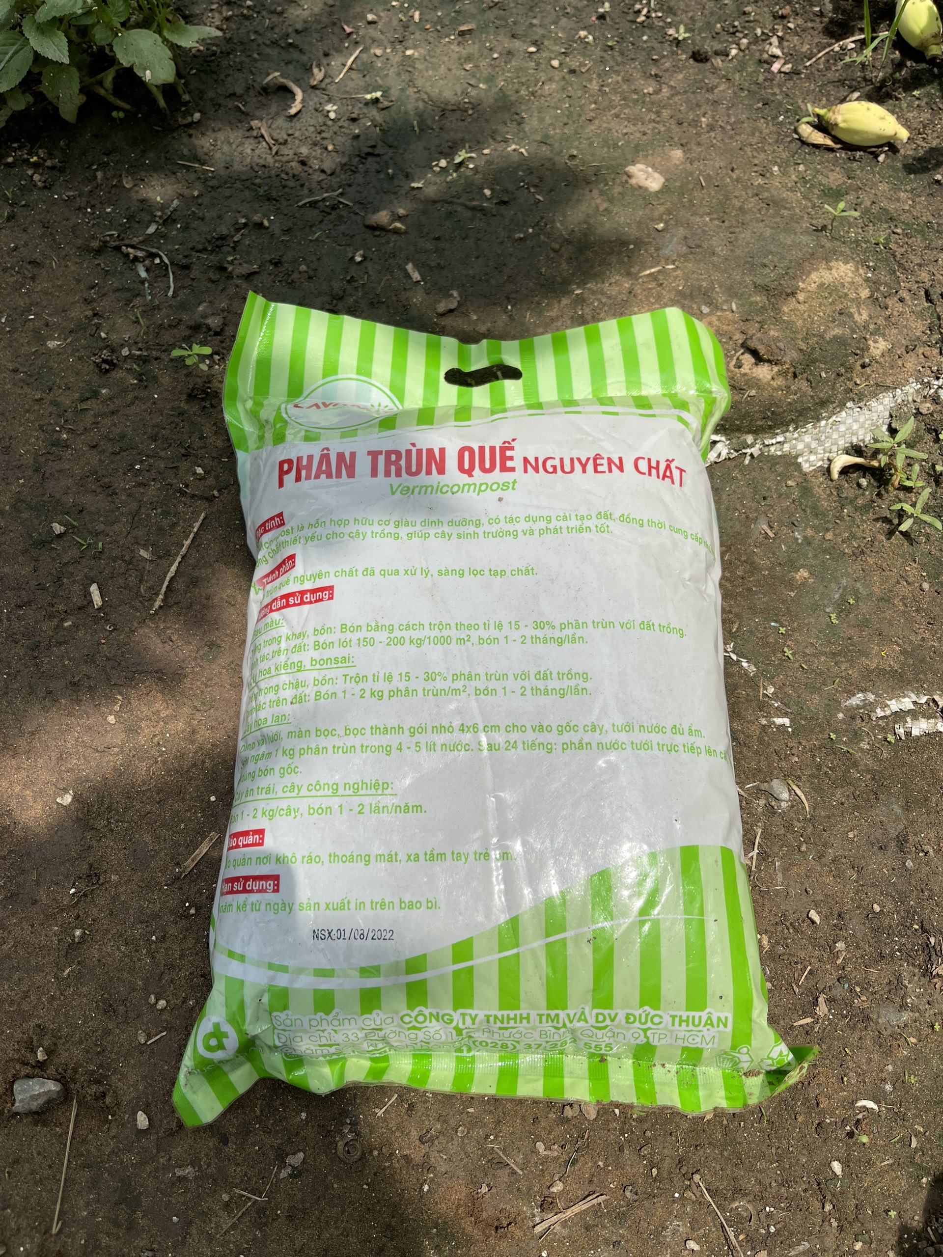 Phân trùn quế lavamix 2kg, bổ sung dinh dưỡng, cải tạo đất, hữu cơ tiện lợi, bón rau, hoa
