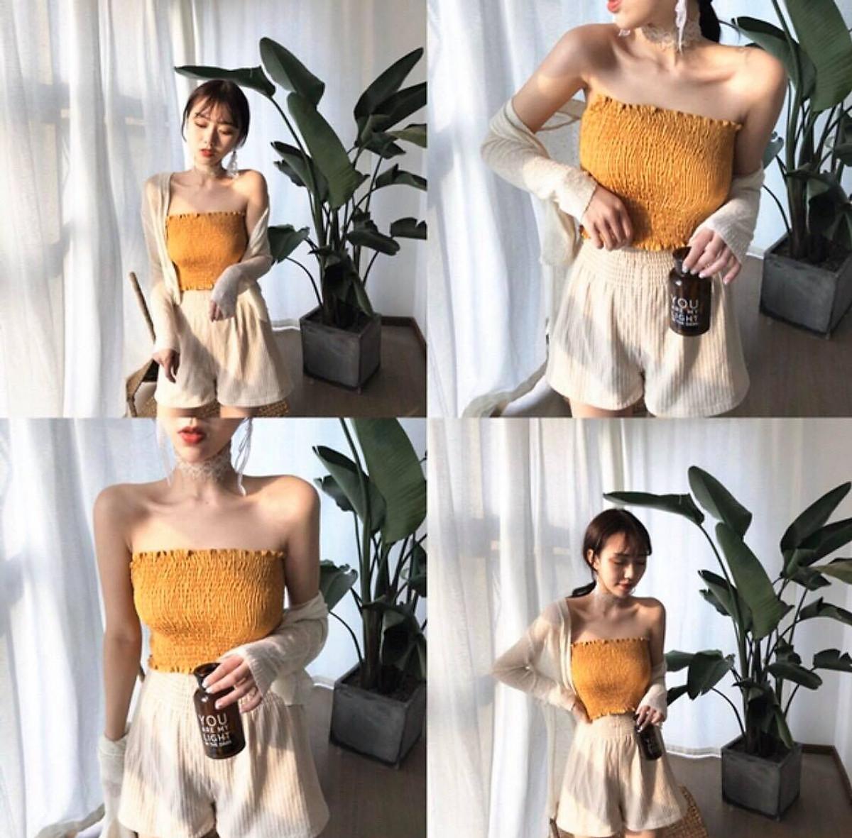 Áo ống nhún dễ thương cho bạn nữ thoải mái phối đồ cực kỳ gọi cảm, áo kiểu ống, dể phối đồ