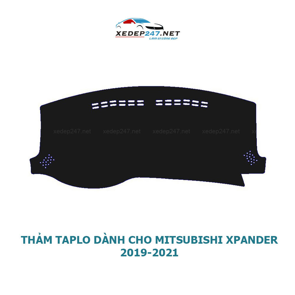 Thảm Taplo dành cho xe Mitsubishi Xpander 2019-2021 chất liệu Nhung, da Carbon, da vân gỗ