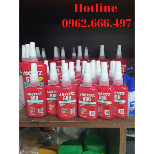 Keo khoá ren , keo chống xoay loctite 680 dung tích 50ml và250ml