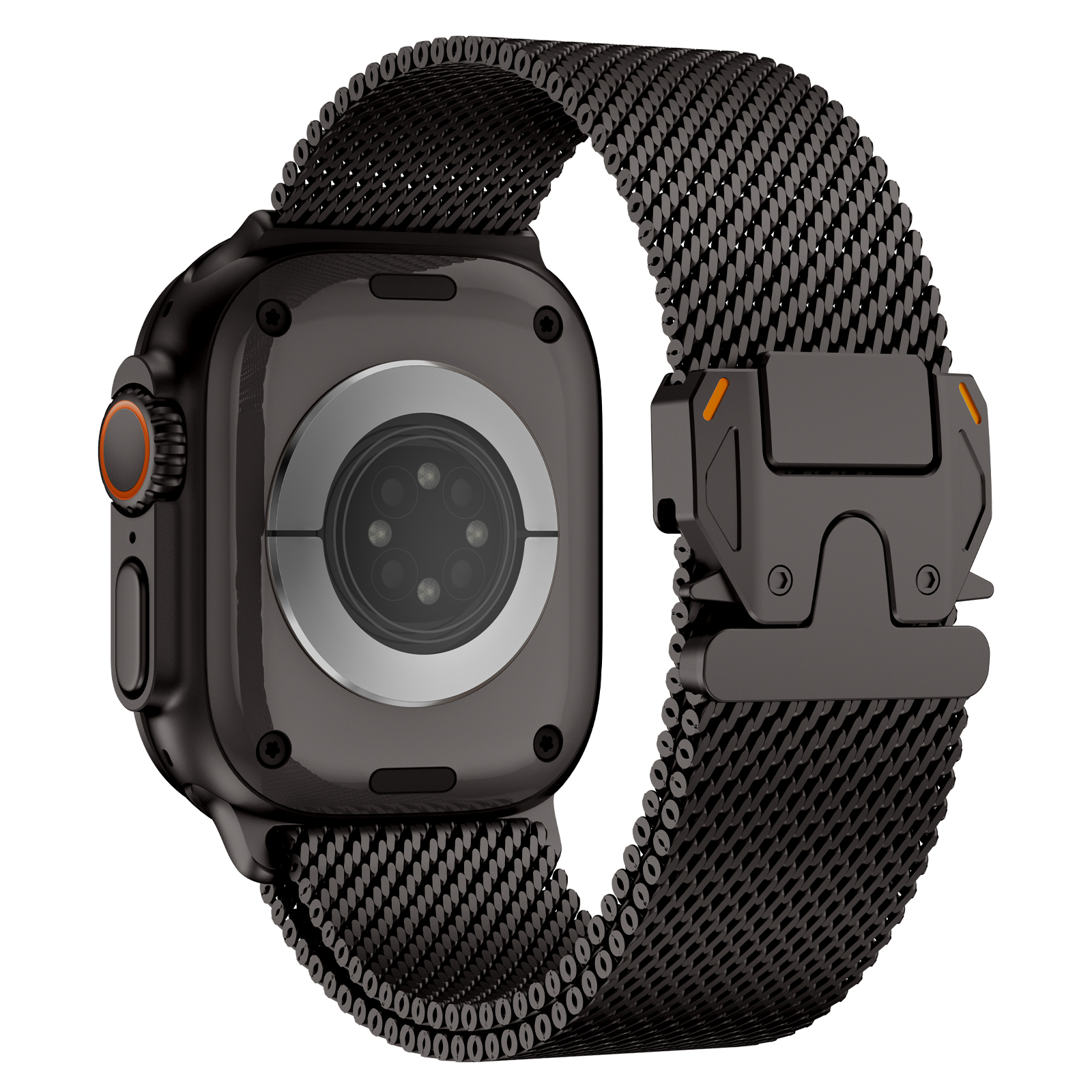 Dây Thép Milan Phantom cho Apple Watch Series 4/5/6/7/8/9/SE2,3/10/11 & Apple Watch Ultra 1/2/3 Size 44/45/46/49mm - Hàng Chính Hãng