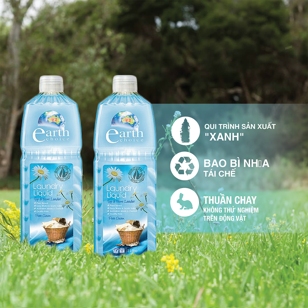 Nước giặt cao cấp Earth Choice 1L