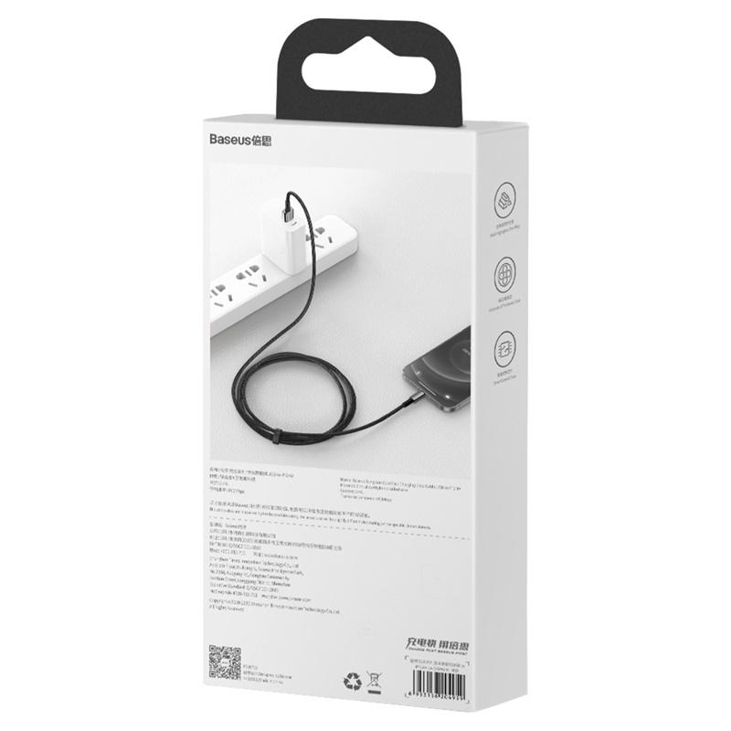 Baseusmall _ Cáp sạc nhanh siêu bền Baseus Tungsten Gold 2.4A USB (1m,2m) 480Mbps (Hàng chính hãng)