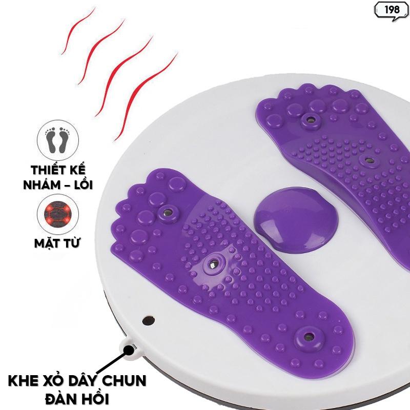 Bàn Xoay Eo 360 Độ Giảm Mỡ Thừa Thon Gọn Vóc Dáng Bục Chịu Lực 100kg 198