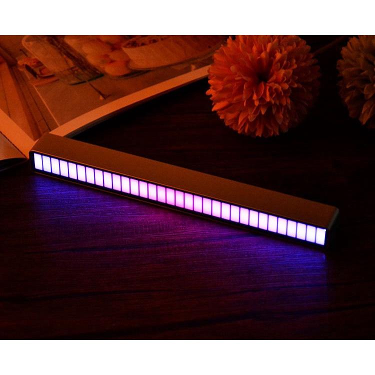 Thanh Đèn Led Cảm Biến Nhạc Cực Đẹp 18cm Kèm Chân Đế