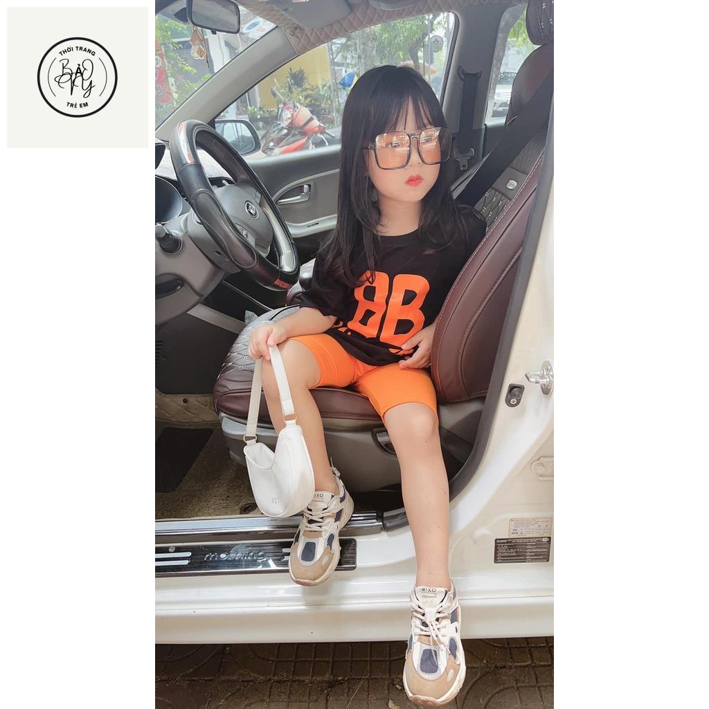 Thời trang trẻ em - Đồ bộ bé gái ngắn tay, thun 100% cotton mát mẻ