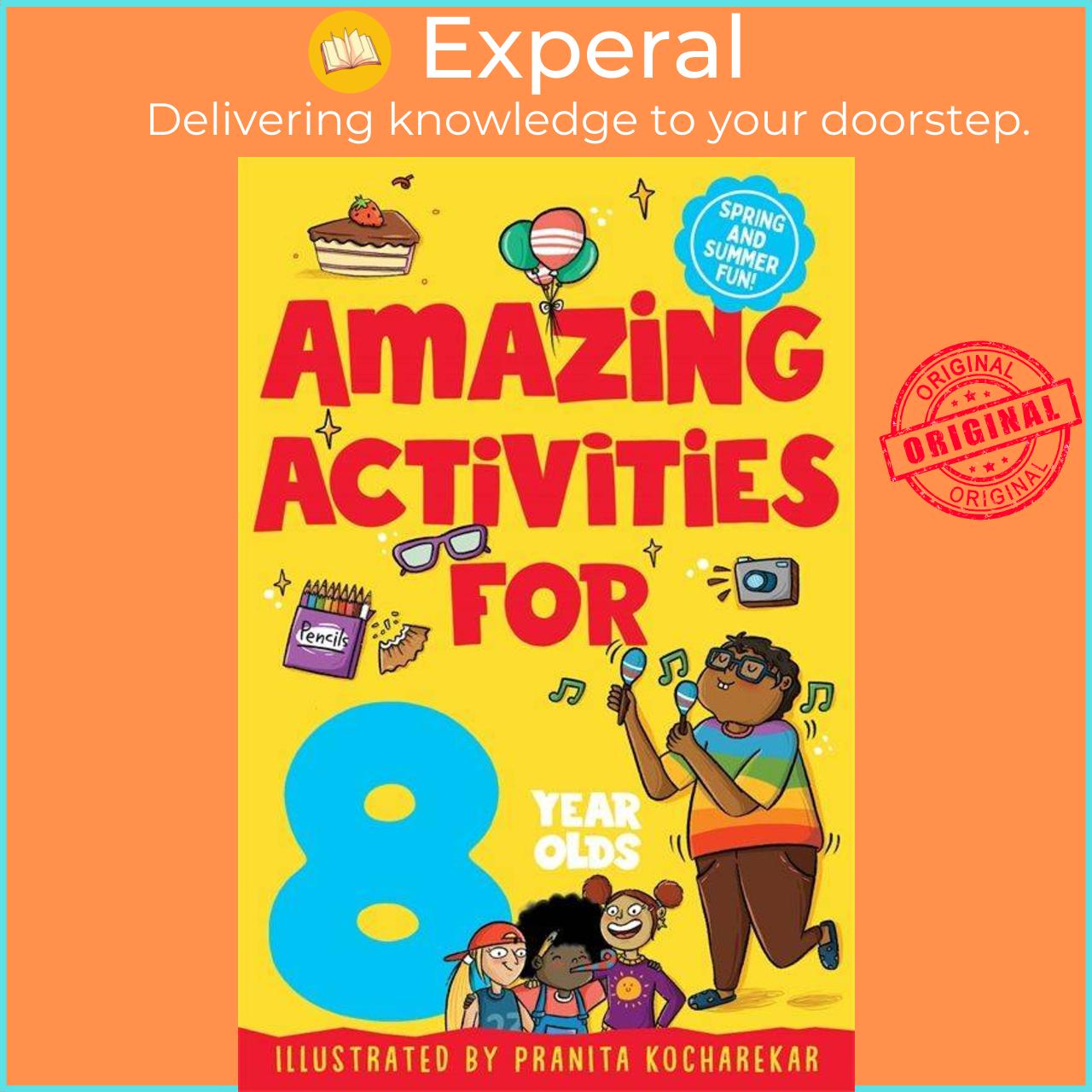 Sách - Amazing Activities for 8 year olds - Spring and Summer! by Macmillan Children's Books (UK edition, paperback)