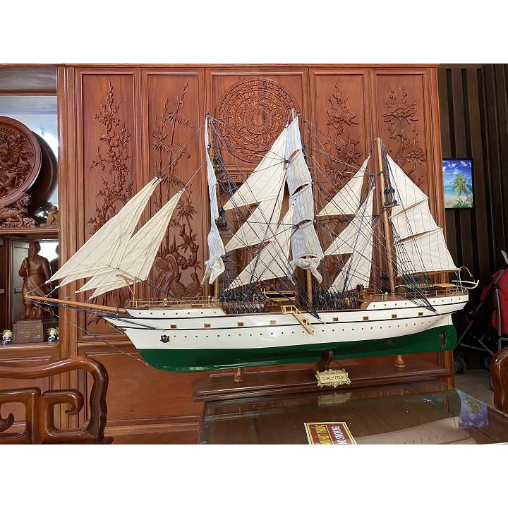 Mô Hình Thuyền Anh Thiết Kế Hiện Đại Dài 100cm - Gỗ Căm Xe Cao Cấp