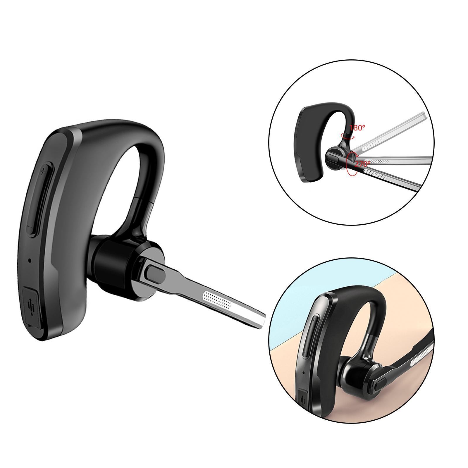 Handsfree Wireless Bluetooth Mono Handset Headset Earpiece for Driving